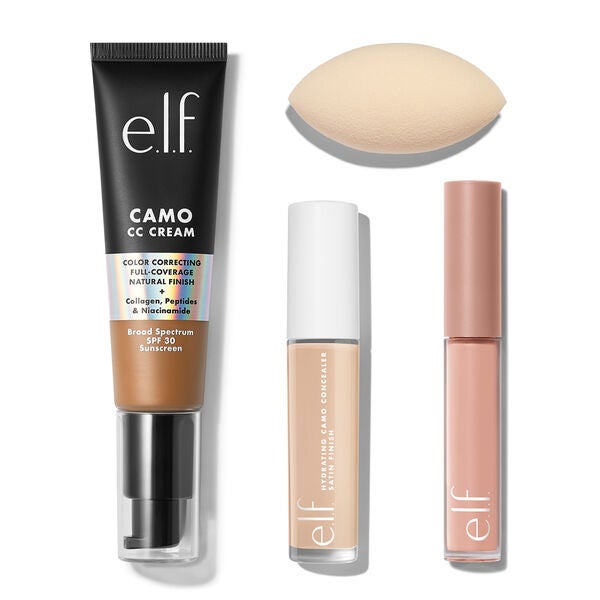 e. l.f. Cosmetics Camo Collection Satin Finish Kit - Vegan and Cruelty-Free Makeup
