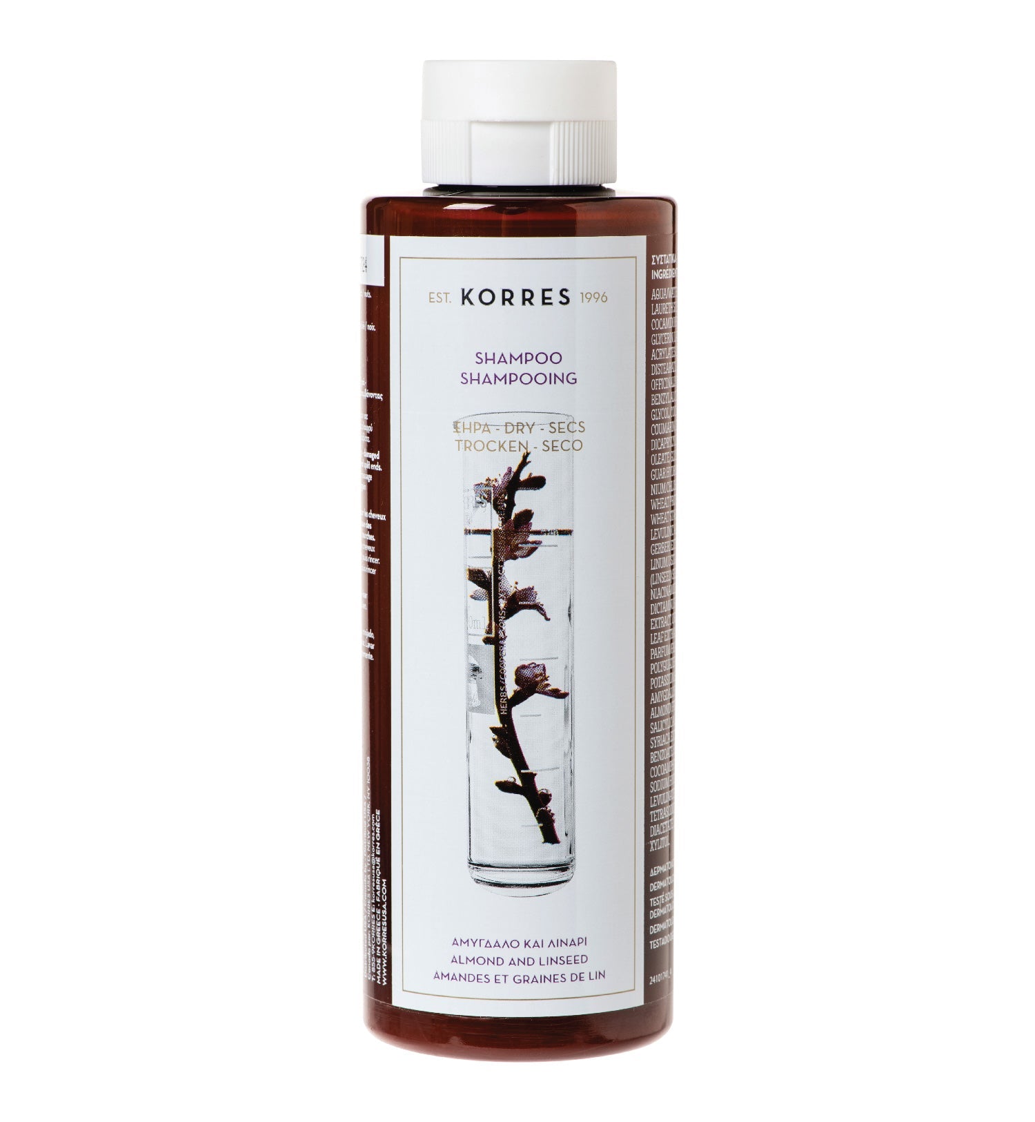 Almond + Linseed Shampoo for Dry/Damaged Hair 250ml