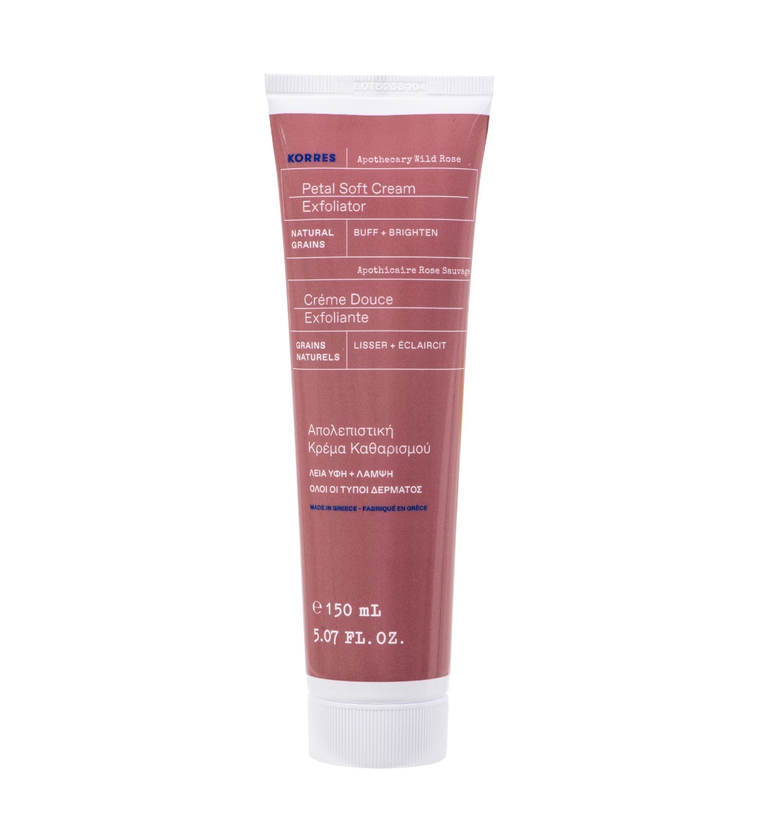 Apothecary Wild Rose Petal Soft Cream Exfoliator 150ml