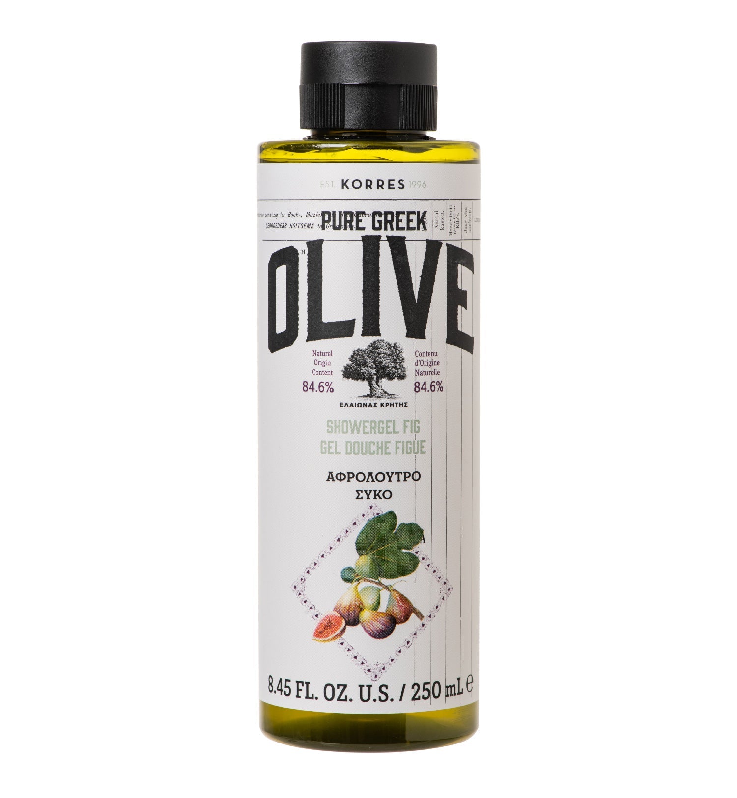 Pure Greek Olive Shower Gel Fig 250ml