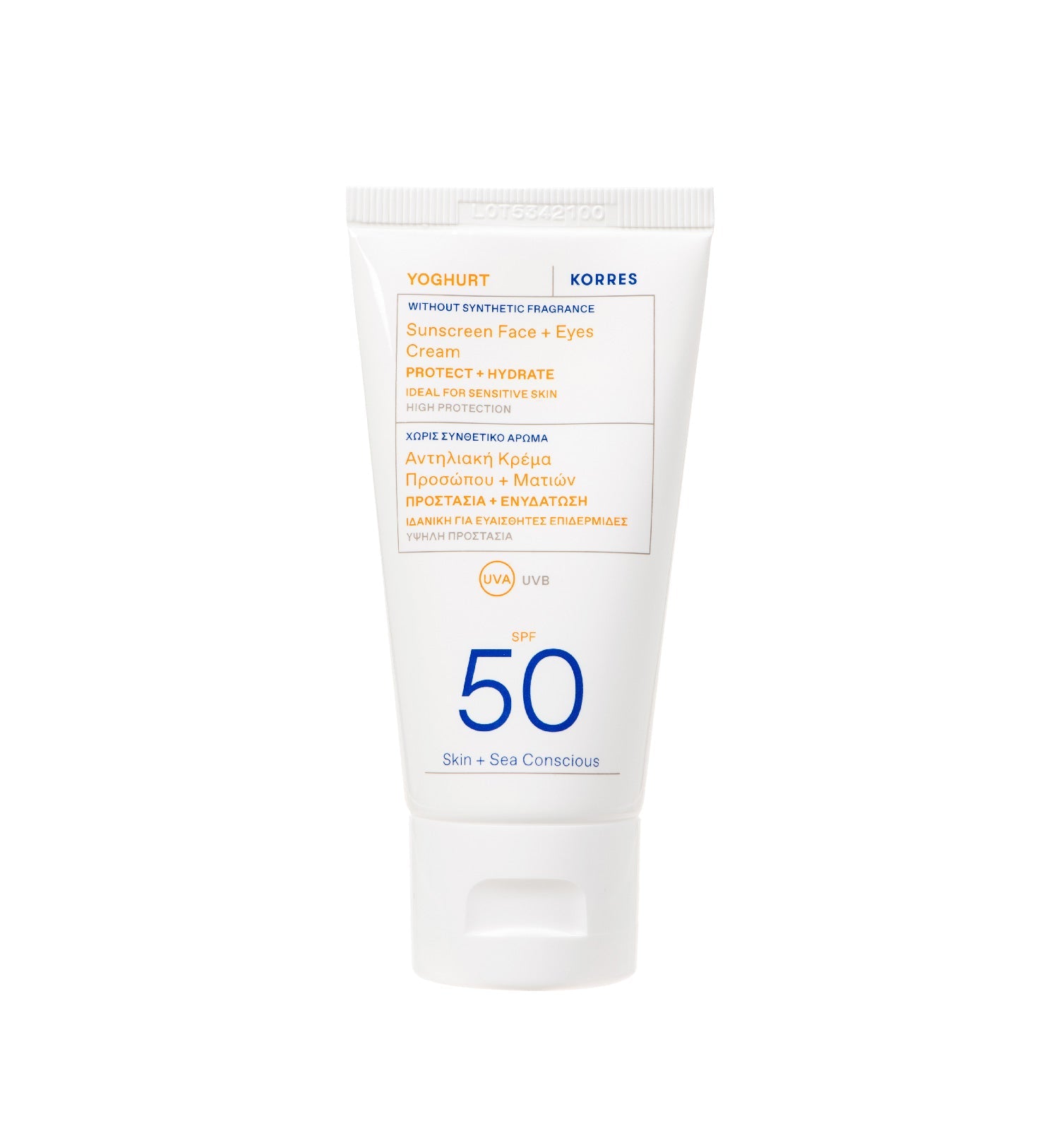 Yoghurt Sunscreen Face + Eyes Cream SPF50 50ml