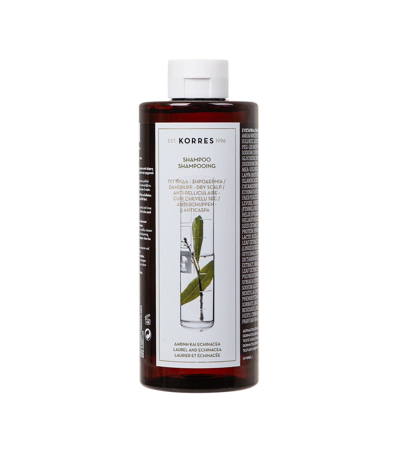 Laurel + Echinacea Shampoo Against Dandruff + Dry Scalp 400ml