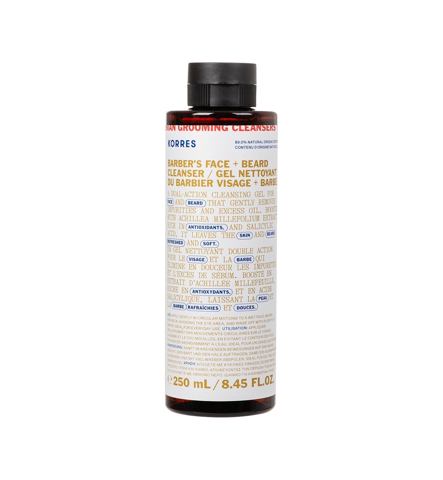 Athenian Grooming Barber's Face + Beard Cleanser 250ml