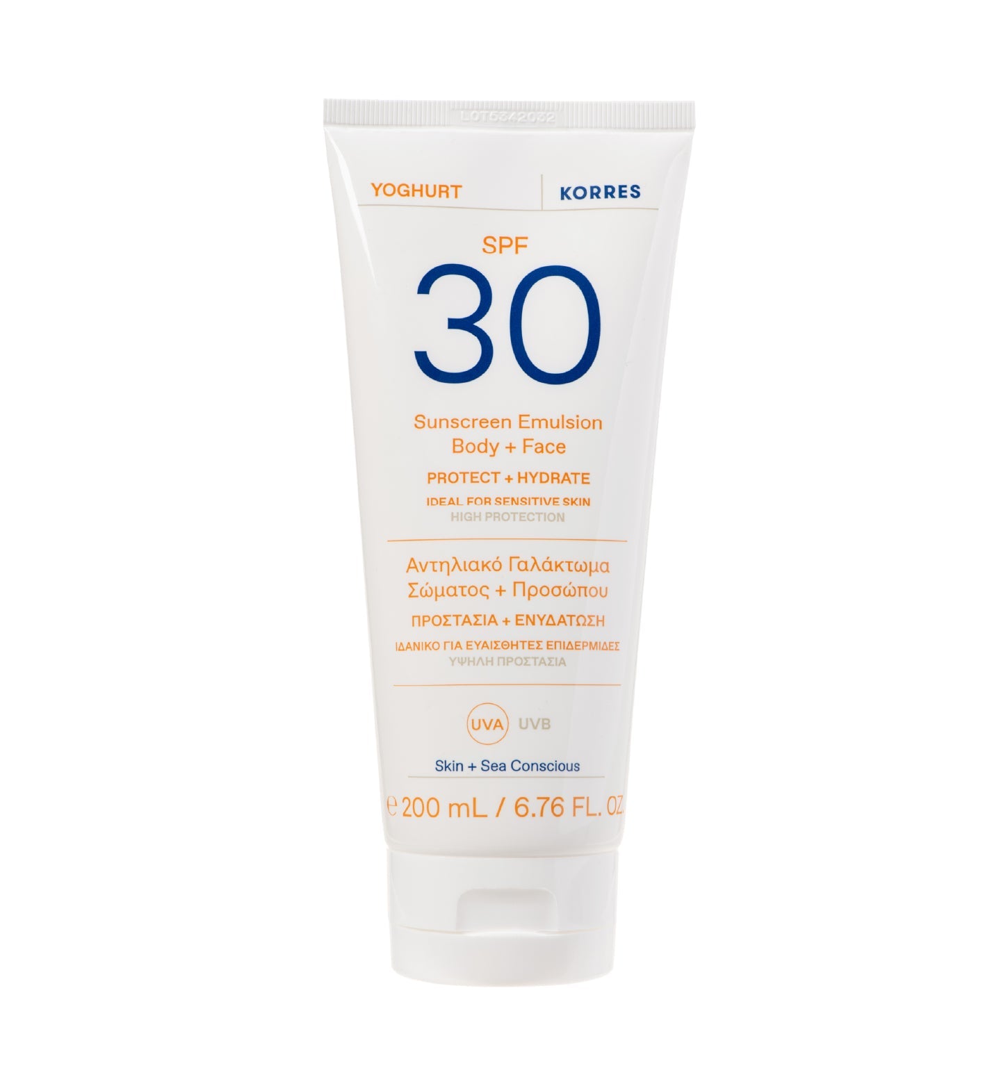 Yoghurt Sunscreen Emulsion Body + Face SPF 30 200ml
