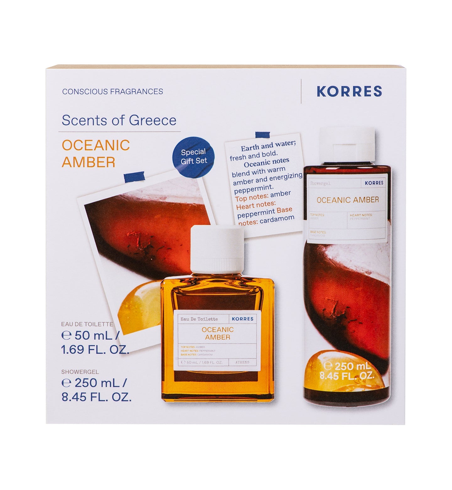 Scents of Greece Oceanic Amber Set