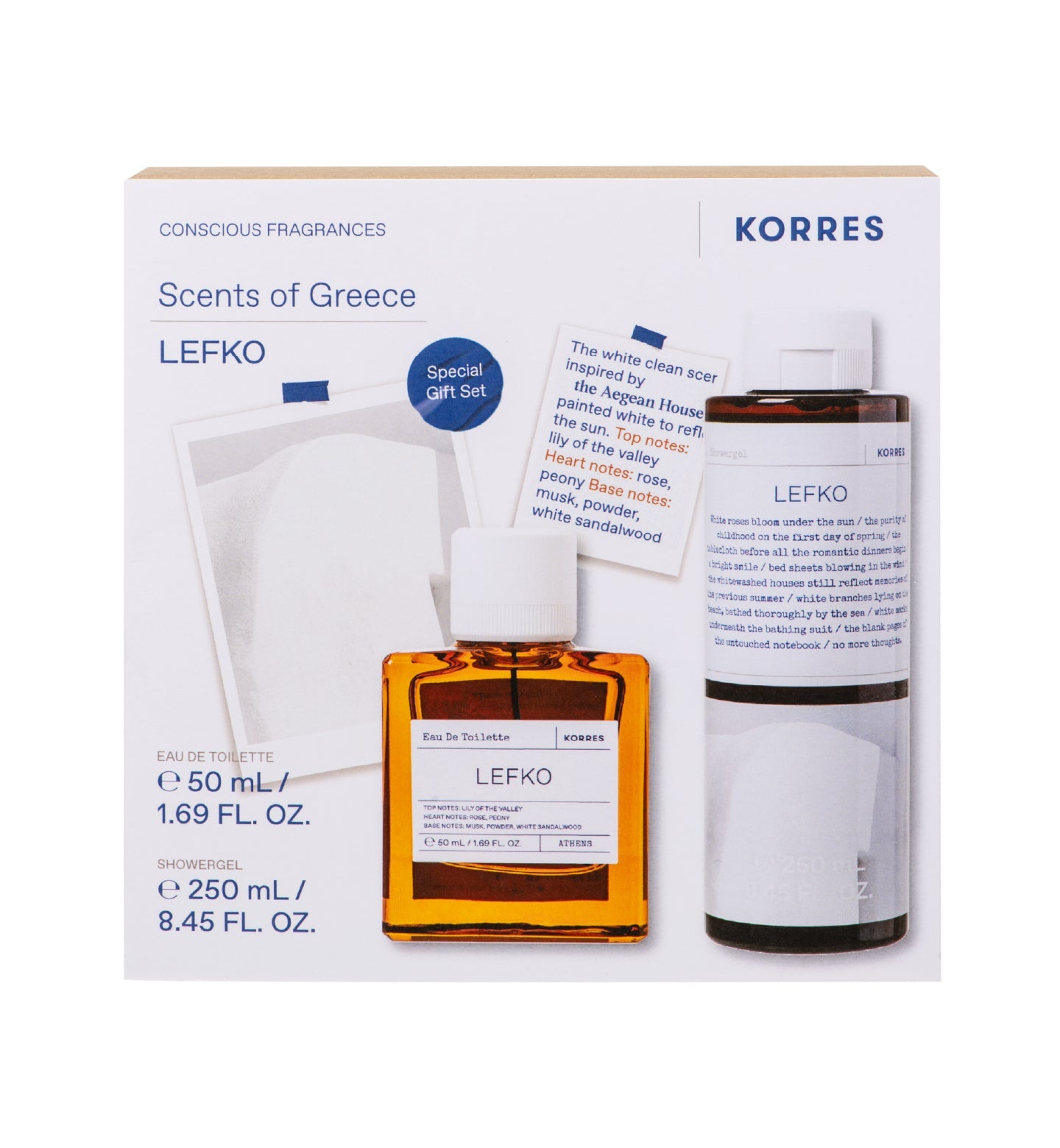 Scents of Greece Lefko Set (Worth £58)