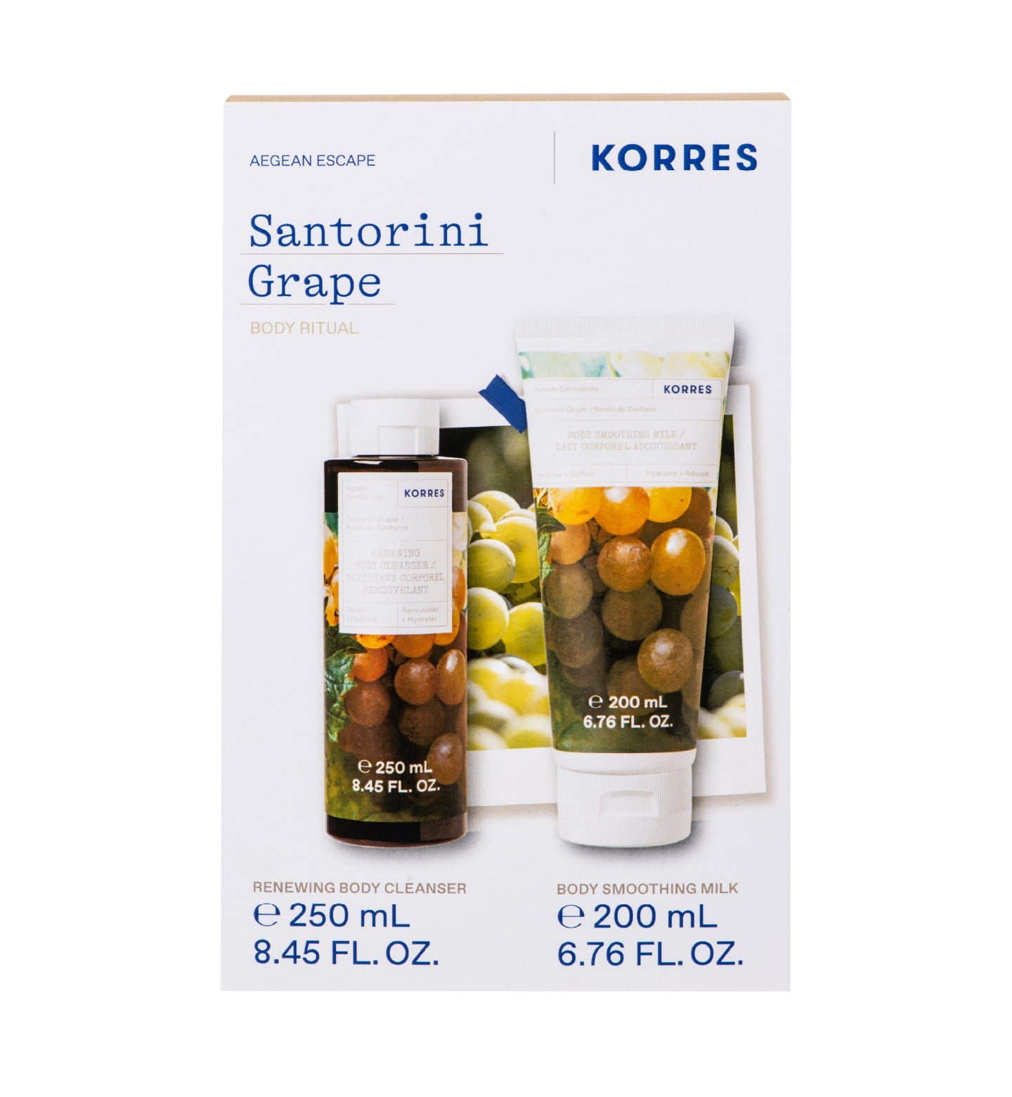 Santorini Grape Body Ritual Set (Worth £33)