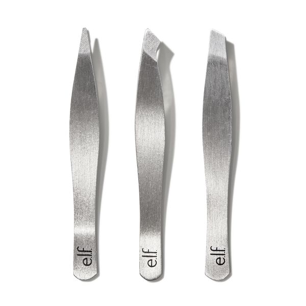 e. l.f. Cosmetics Tweezer Trio Kit - Vegan and Cruelty-Free Makeup