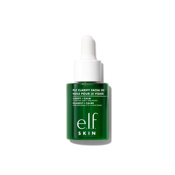 e. l.f. Cosmetics Plz Clarify Facial Oil in Green - Vegan and Cruelty-Free Makeup