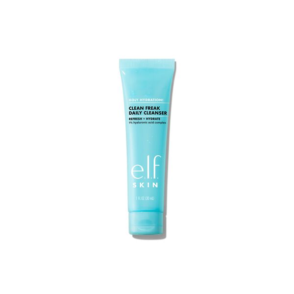 e. l.f. Cosmetics Holy Hydration! Clean Freak Daily Cleanser Mini - Vegan and Cruelty-Free Makeup