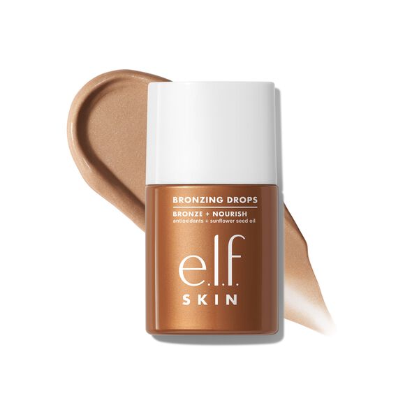 e. l.f. Cosmetics Bronzing Drops in Fair Gold - Fair To Light Skin Tones - Vegan and Cruelty-Free Makeup