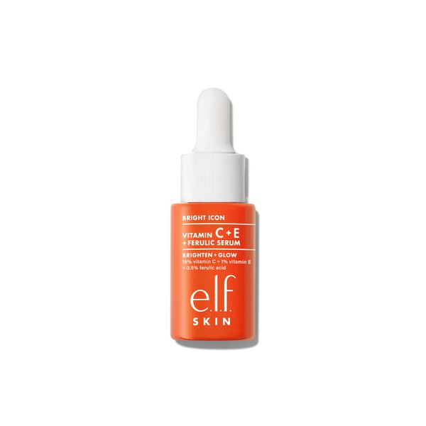 e. l.f. Cosmetics Bright Icon Vitamin C + E + Ferulic Serum Mini - Vegan and Cruelty-Free Makeup