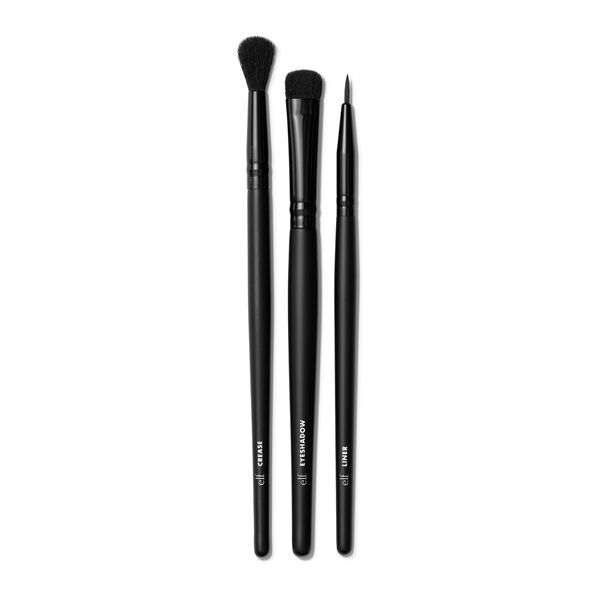 e. l.f. Cosmetics No Budge Brush Trio - Vegan and Cruelty-Free Makeup