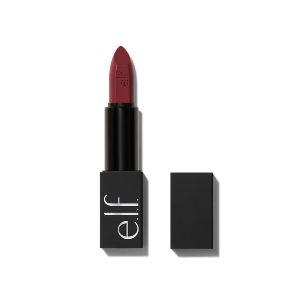 e. l.f. Cosmetics O Face Satin Lipstick in Pink Plum - Vegan and Cruelty-Free Makeup