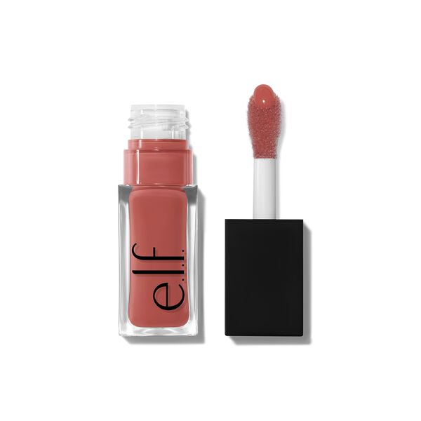 e. l.f. Cosmetics Glow Reviver Lip Oil in Peachy Pink - Vegan and Cruelty-Free Makeup