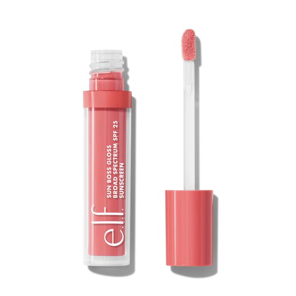 e. l.f. Cosmetics Sun Boss Gloss Spf 25 in Milky Pink - Vegan and Cruelty-Free Makeup