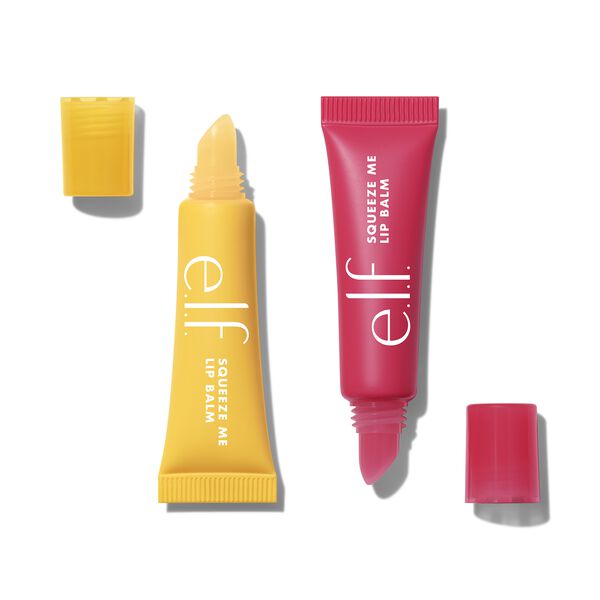 e. l.f. Cosmetics Squeeze Me More Lip Balm Duo in Watermelon - Vegan and Cruelty-Free Makeup