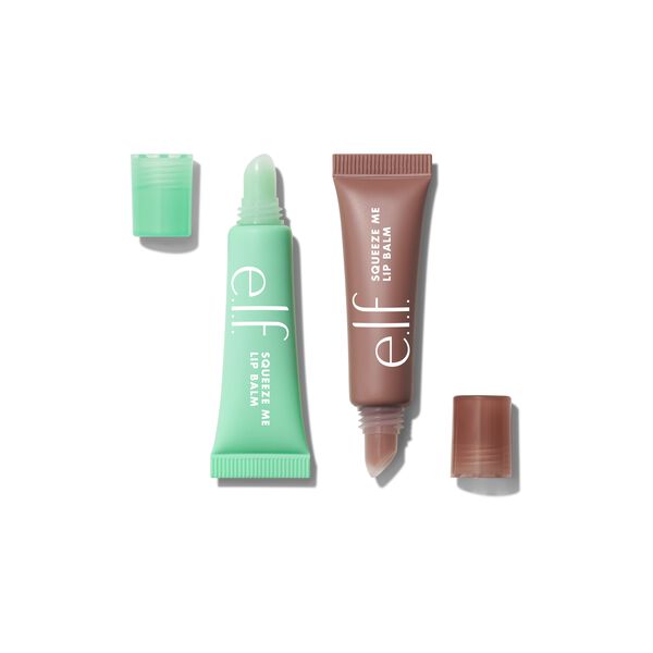 e. l.f. Cosmetics Squeeze Me More Lip Balm Duo in Mint - Vegan and Cruelty-Free Makeup