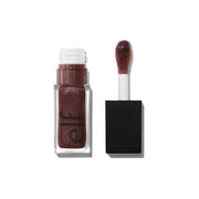 e. l.f. Cosmetics Glow Reviver Plumping Lip Oil in Brown - Vegan and Cruelty-Free Makeup