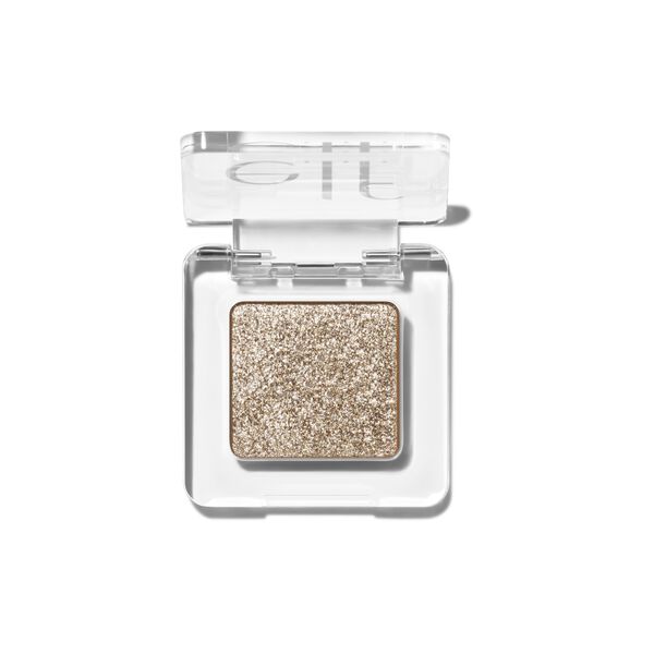 e. l.f. Cosmetics Fine As Fleck Glitter Eyeshadow in So Metal - Taupe With Gold & Silver Sparkle - Vegan and Cruelty-Free Makeup
