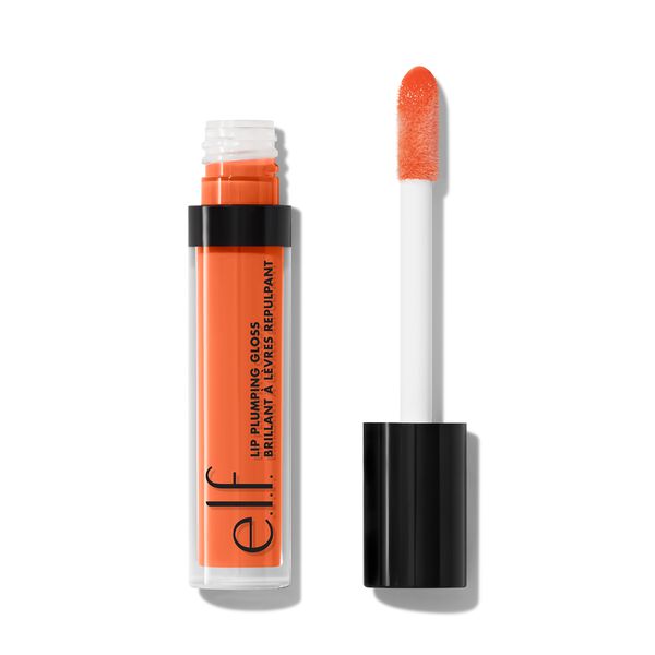 e. l.f. Cosmetics Lip Plumping Gloss in Coral Orange - Vegan and Cruelty-Free Makeup