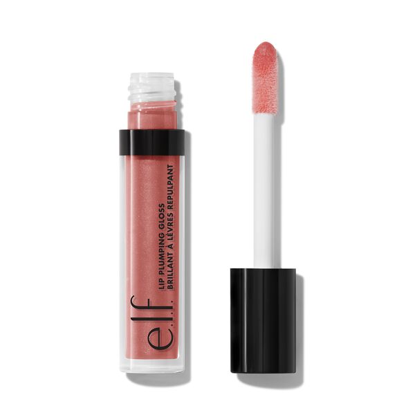 e. l.f. Cosmetics Lip Plumping Gloss in Dusty Pink Shimmer - Vegan and Cruelty-Free Makeup