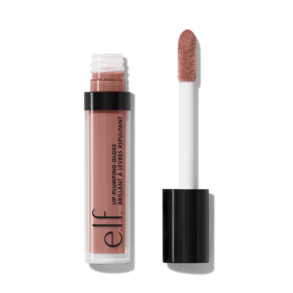 e. l.f. Cosmetics Lip Plumping Gloss in Rosy Beige - Vegan and Cruelty-Free Makeup