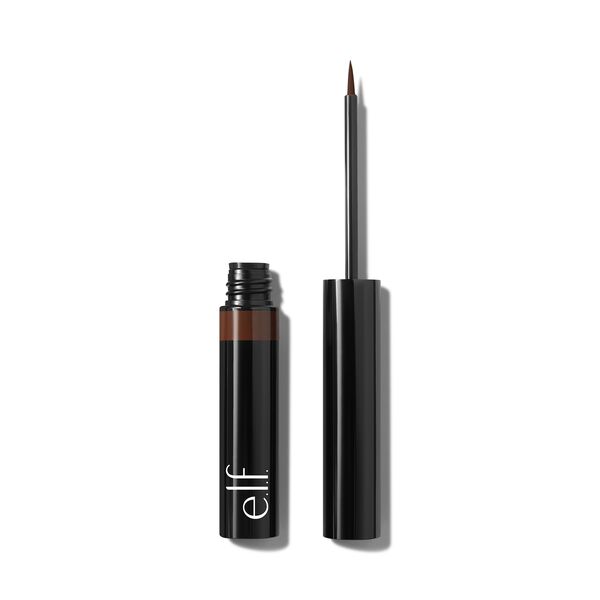 e. l.f. Cosmetics H2O Proof Inkwell Eyeliner in Dark Brown - Vegan and Cruelty-Free Makeup