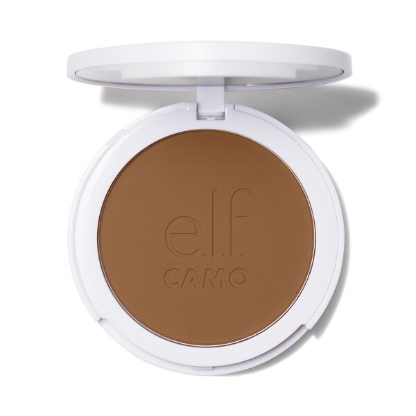 e. l.f. Cosmetics Camo Powder Foundation in Deep With Neutral Undertones - Vegan and Cruelty-Free Makeup