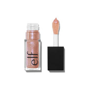 e. l.f. Cosmetics Glow Reviver Lip Oil Glimmer in Milky Pink + Multicolor Pearl - Vegan and Cruelty-Free Makeup