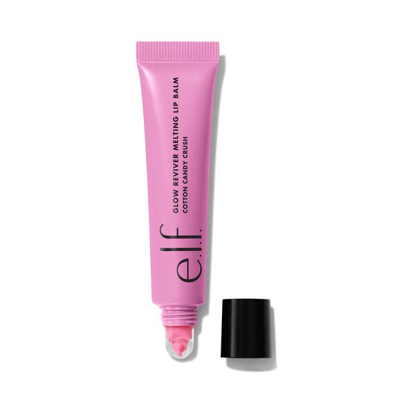 e. l.f. Cosmetics Glow Reviver Melting Lip Balm in Bright Baby Pink - Vegan and Cruelty-Free Makeup