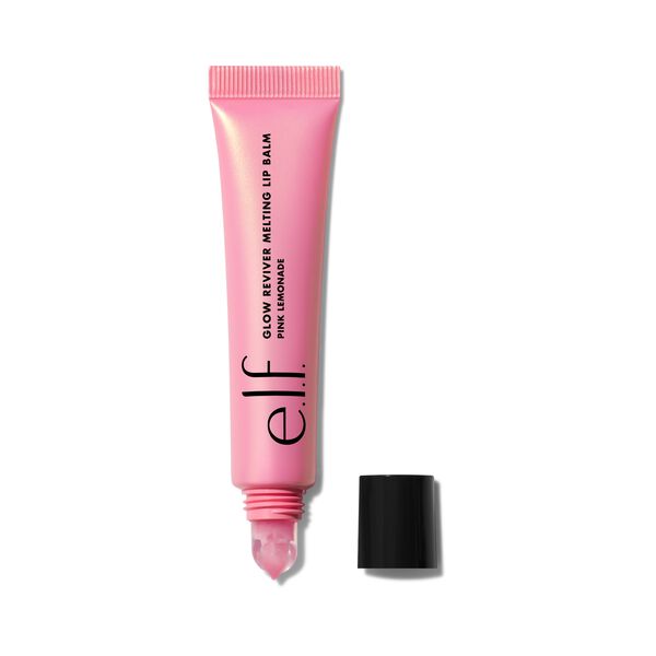 e. l.f. Cosmetics Glow Reviver Melting Lip Balm in Sheer Pink W & Gold Pearl - Vegan and Cruelty-Free Makeup