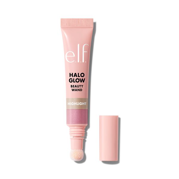 e. l.f. Cosmetics Halo Glow Highlight Beauty Wand in Pink To Purple Shift - Vegan and Cruelty-Free Makeup
