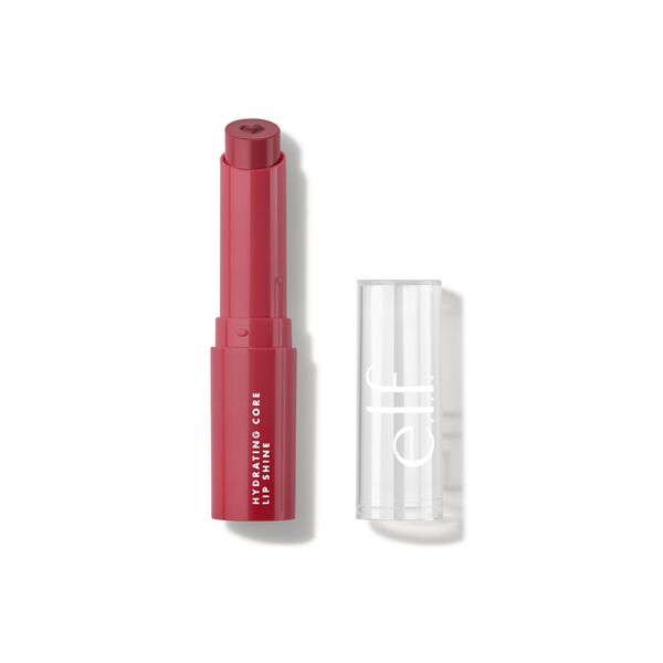 e. l.f. Cosmetics Hydrating Core Lip Shine in Light Red - Vegan and Cruelty-Free Makeup