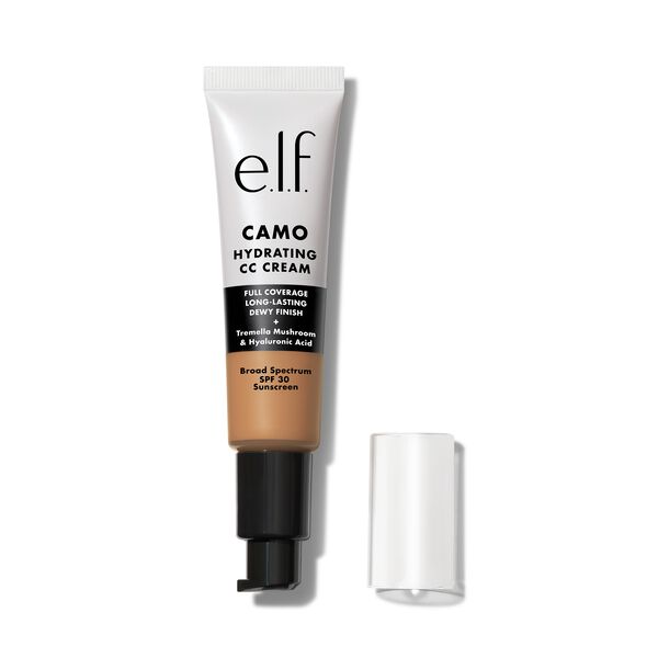 e. l.f. Cosmetics Camo Hydrating Cc Cream in Tan With Cool Undertones - Vegan and Cruelty-Free Makeup