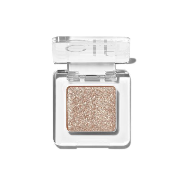 e. l.f. Cosmetics Fine As Fleck Glitter Eyeshadow in Peachy Beige With Champagne Sparkle - Vegan and Cruelty-Free Makeup