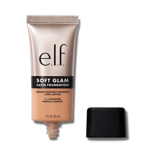 e. l.f. Cosmetics Soft Glam Satin Foundation in Medium With Cool Undertones - Vegan and Cruelty-Free Makeup