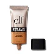 e. l.f. Cosmetics Soft Glam Satin Foundation in Tan With Warm Undertones - Vegan and Cruelty-Free Makeup