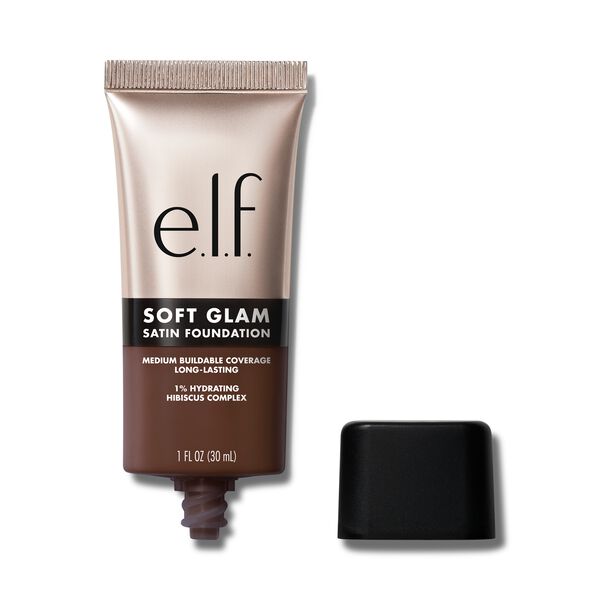 e. l.f. Cosmetics Soft Glam Satin Foundation in Rich With Cool Undertones - Vegan and Cruelty-Free Makeup