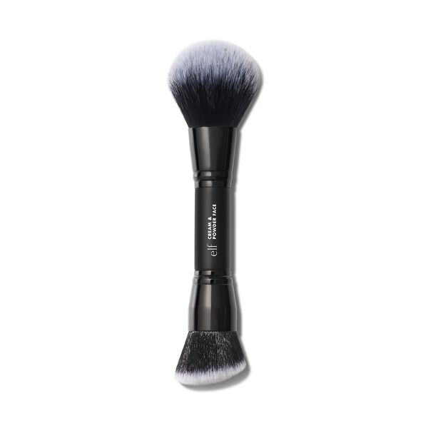 e. l.f. Cosmetics Cream & Powder Face Brush - Vegan and Cruelty-Free Makeup
