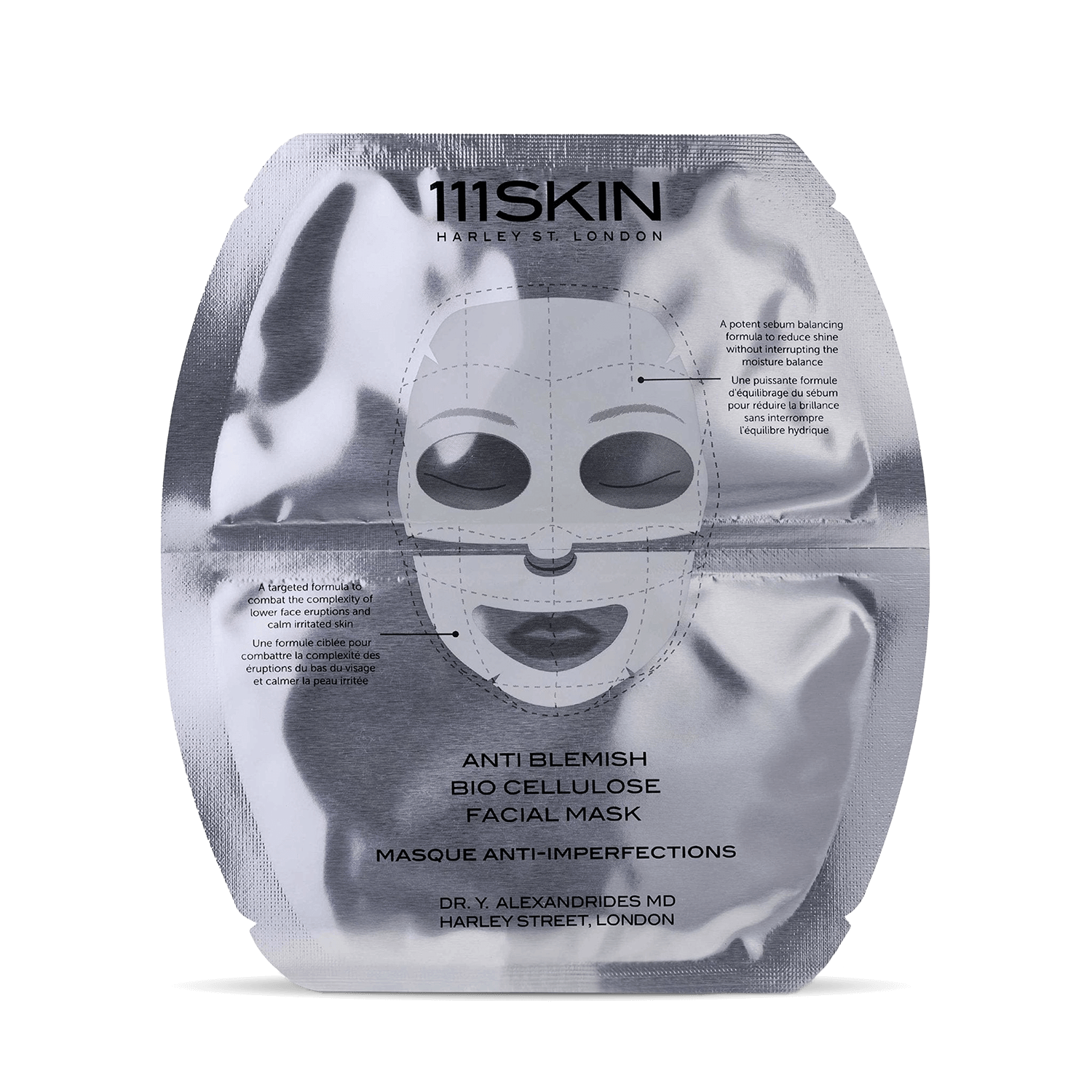 111SKIN Anti Blemish Bio Cellulose Facial Mask (Flow Test)