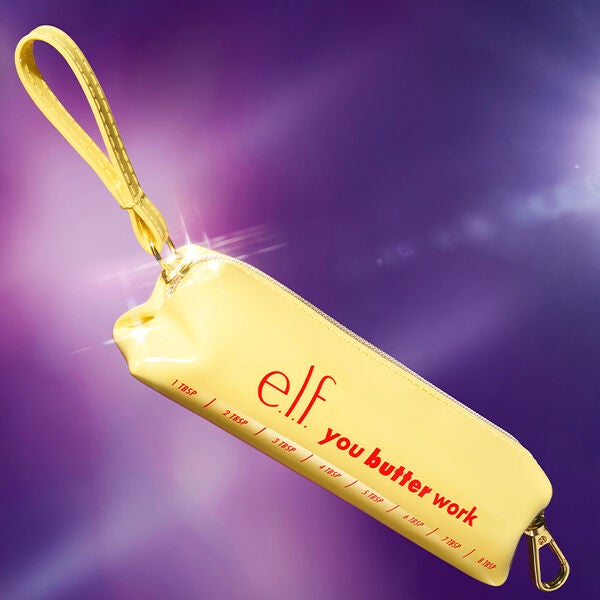 e. l.f. Cosmetics You Butter Work Lippie Bag Charm (£8 Value) in Black - Vegan and Cruelty-Free Makeup