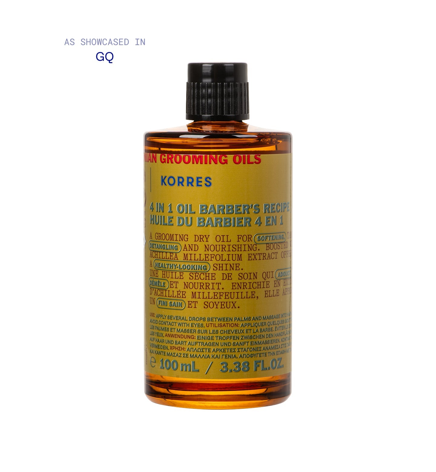 Athenian Grooming 4 in 1 Oil Barber's Recipe 100ml