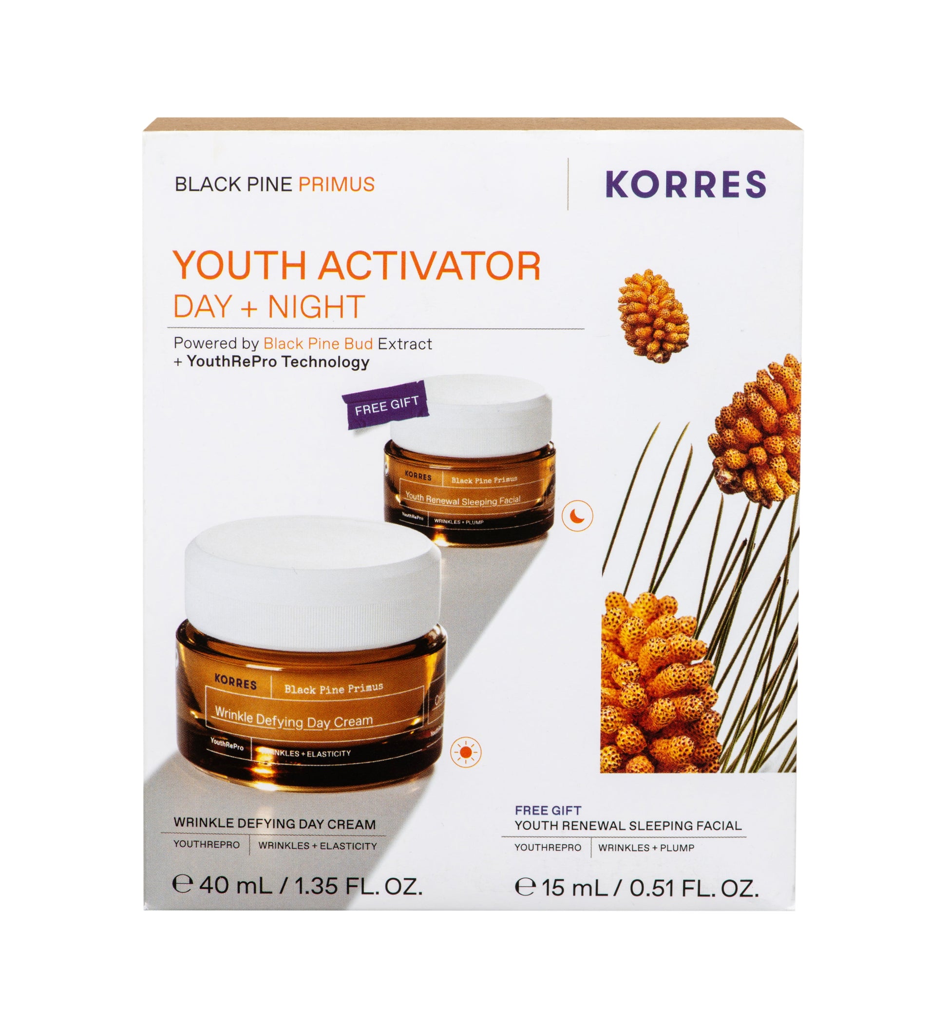 Black Pine Primus Youth Activator Skincare Set (Worth £61.60)
