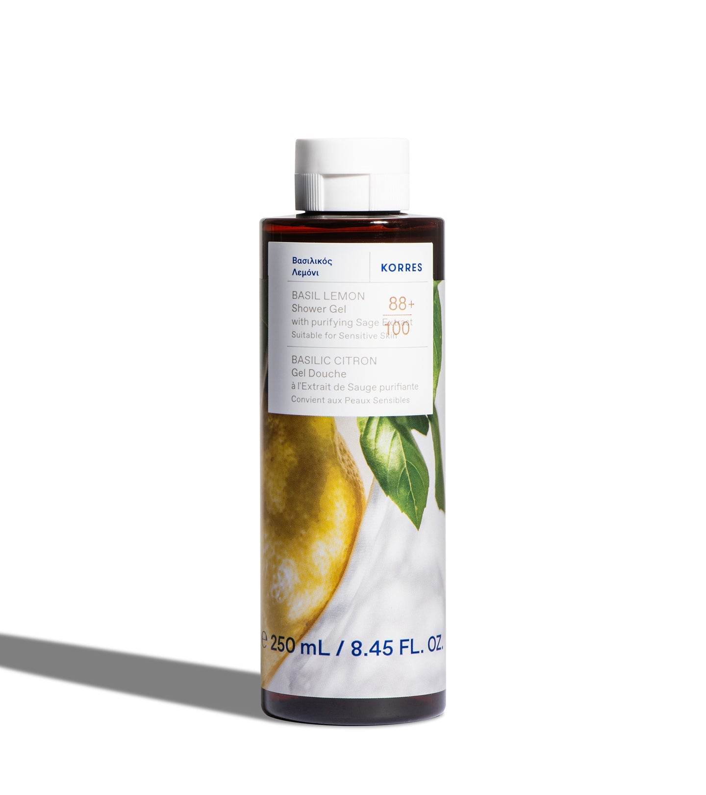 Shower Gel Basil Lemon 250ml
